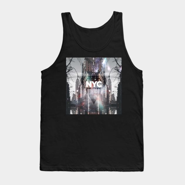 New York8 Tank Top by JavierMartinez